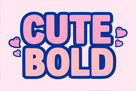 Cute Bold Font